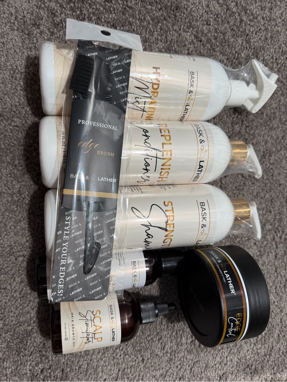 Bath & Body Set — White and Gold
